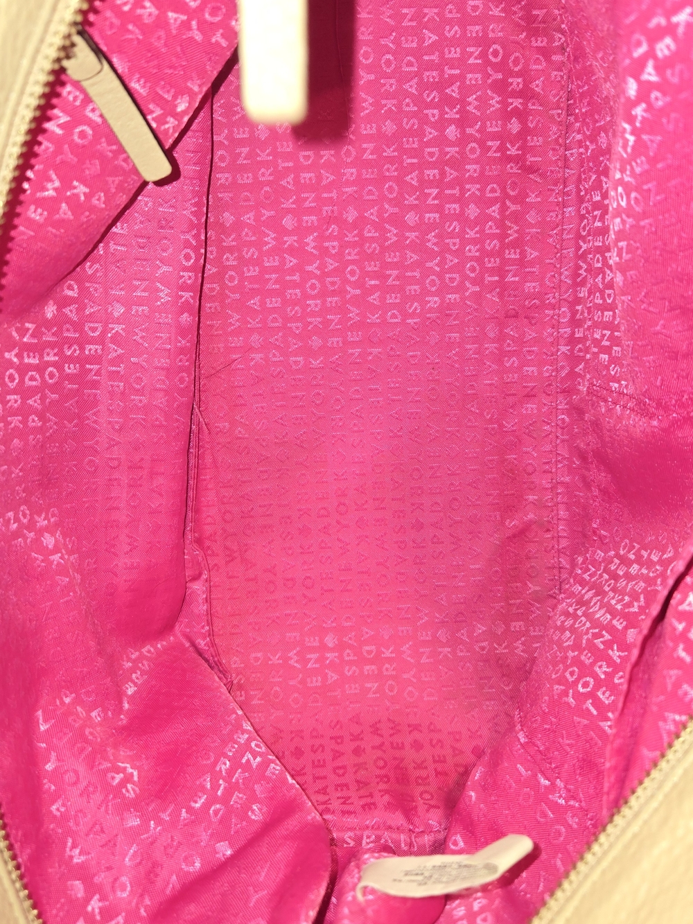 kate spade Berkshire Road Palamino Pebbled Leather Satchel in Tan - Picture 10 of 16